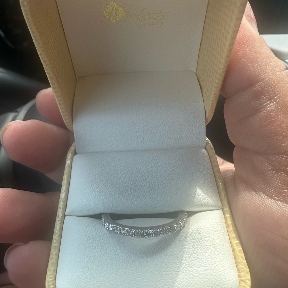 Noemie diamond eternity band as 9.5